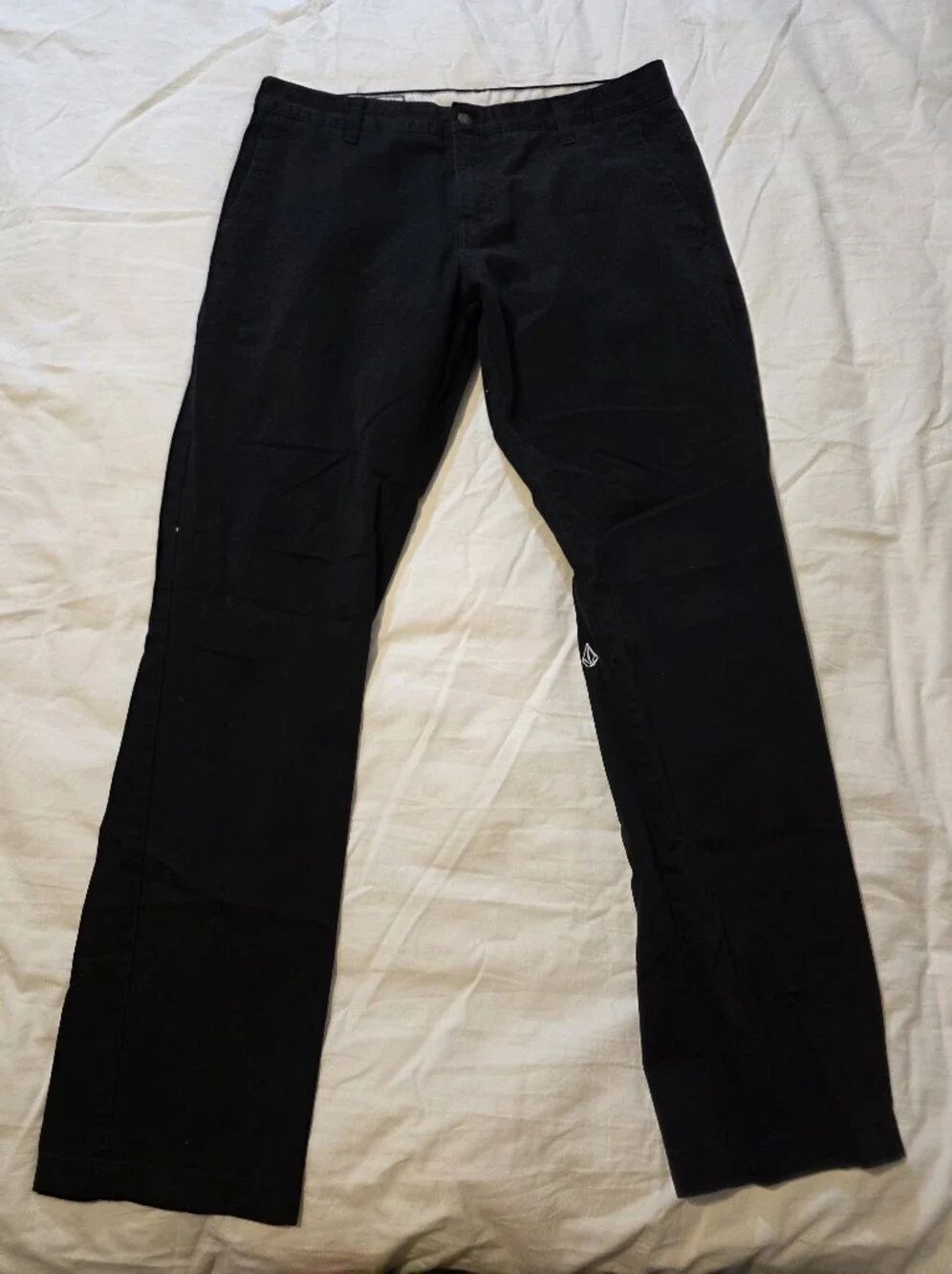 Volcom Men's Black Chinos Size 33/32